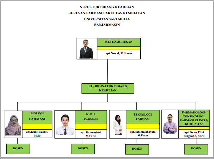 Struktur Organisasi Program Studi Sarjana S Riset